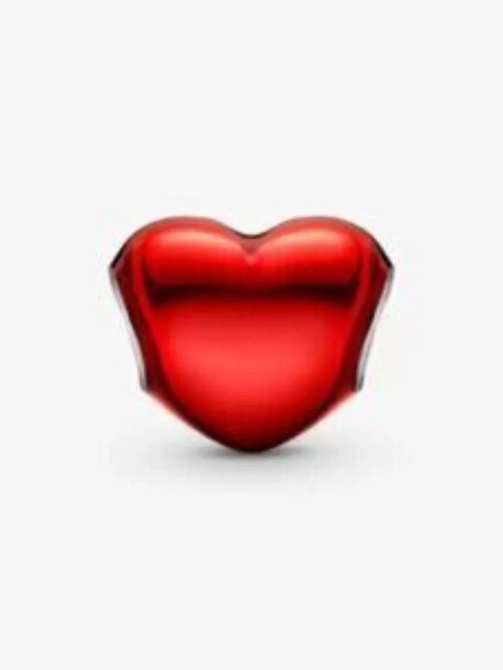 PANDORA Metallic Red Heart Charm
